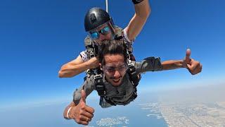 Skydiving in Dubai - উৰাজাহাজৰ পৰা জপিয়ালো