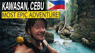 EPIC CLIFF JUMPING AND CANYONEERING | Kawasan Adventure (Kanlaob) Cebu 