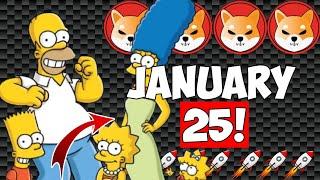 SIMPSON'S PREDICT SHIBA INU COIN PRICE ON JANUARY 25, 2025!! - SHIB KAI