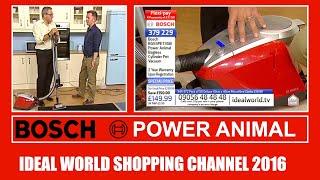 Bosch Power Animal Bagless Cylinder Pet Vacuum Cleaner Demonstration 2016