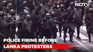 Video: Police Firing Before Lanka Protesters Barged Into President's Home