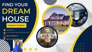 Blue & Yellow Modern Home Real Estate Ad Video