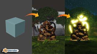 Creating a Realistic Shree Ganesha Animation in Blender 3D | #shreeganesh #ganesh #blender #3d