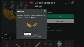 Golden Sparkling Wings (Limited Time)