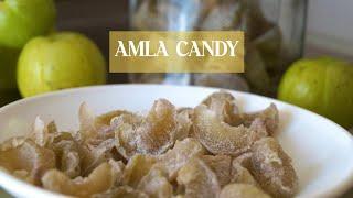 How To Make Amla Candy | Indian Gooseberry Candy Recipe | Khatti Mithi Amla Candy Recipe