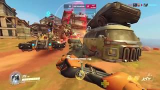 OW ShaDowBurn Playing Genji on Junkertown