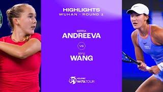 Mirra Andreeva vs. Wang Xiyu | 2024 Wuhan Round 1 | WTA Match Highlights