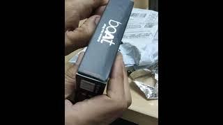 boat 225 earphones original mini unboxing (earphones headphones) BASS EARPHONES best music boat