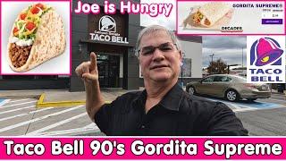 Taco Bell New 90s Gordita Supreme Review * Decades Menu * Joe is Hungry 