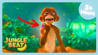 Jungle Beat Full Best Episodes Compilation | Funny Moments | Monkey Cartoons | WildBrain Bananas