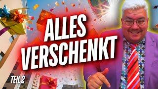 FLOHMARKT ESKALATION ! ALLES ZU VERSCHENKEN ! GEISTESKRANK !  TEIL 2