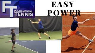 How to Maximize Forehand Power (the single most important Forehand fundamental for power and spin)