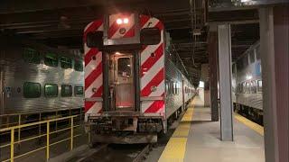 METX #8569 arrives at Chicago Union Station (Chicago, IL - June 12, 2021)