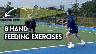 8 Hand Feeding Exercises To IMPROVE Your Tennis Game