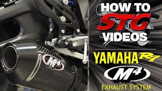 Yamaha R7 M4 Full Exhaust System How To Install | Sportbike Track Gear