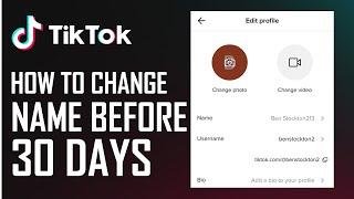 How To Change Username On TikTok Without Waiting 30 Days 2022 Updated!