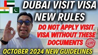 Dubai Visit Visa Update For Pakistan October 2024