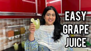 REFRESHING GRAPE JUICE RECIPE | 2 MINUTE DRINK RECIPE