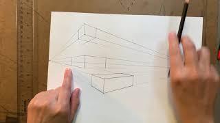 Drawing Boxes in 2-point Perspective