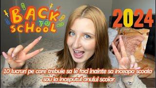 Back To School 2024 | Cum sa te pregatesti pentru noul an scolar | Patricia Medeea