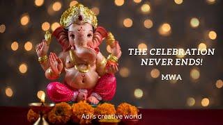 The Fest continues ! | part 3 | MWA group | Ganesha visarjana | Adi's creative world