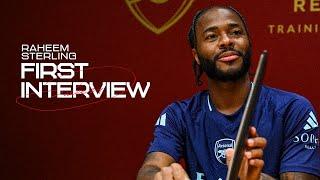 RAHEEM STERLING | First interview at The Arsenal