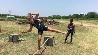 Obstacle Technique: Slackline / Balance Obstacle