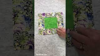 Quilt Block Tutorial 004: Square-in-a-Square Quilt Block #quiltblock #sewingtutorial