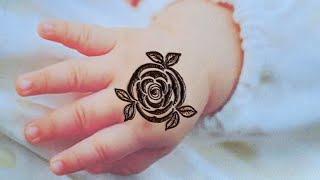 Simple Baby Mehndi Design for Eid 2025 | Trendy Mehndi for Kids | Easy Stylish Arabic Mehndi Tricks