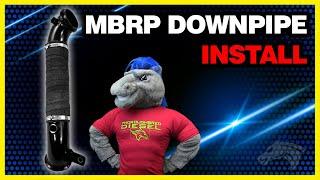 MBRP Downpipe Install: 2011 Chevy Duramax LML #GM8427