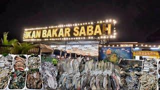 Kota Kinabalu IKAN BAKAR SABAH seafood restaurant paling viral sekarang gais