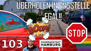 Radfahren in Hamburg (Teil 103) | Fahrrad Dashcam Hamburg