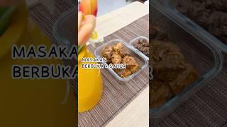 MENU BERBUKA DAN SAHUR, DAGING TAHU TELUR PAKAI RESEP MALBI #food #resep