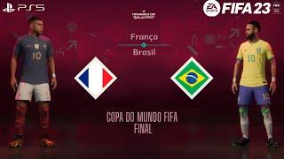 FIFA 23 - França vs Brasil | Gameplay PS5  [4K 60FPS] Copa do Mundo FIFA 2022