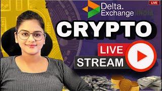 CRYPTO LIVE TRADING || 14 MARCH  || @thetradingfemme #crypto #deltacryptolive #livetradi