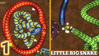 Little Big Snake Game Part 1, Gameplay, Defeated and WON BIG, FILGA