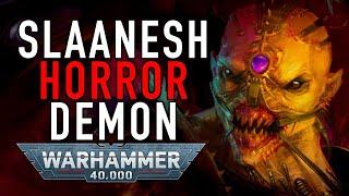 Slaanesh Demon in Warhammer 40K #wh40klore