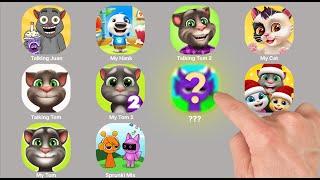 Sprunki, Talking Juan, My Hank, Talking Tom 2, My Cat, Talking Tom, My Tom 2, Tom Friends, My Tom..