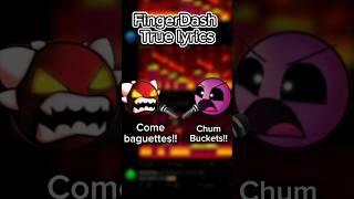 FingerDash lyrics #gd #geometrydash #gdlevels #gd22