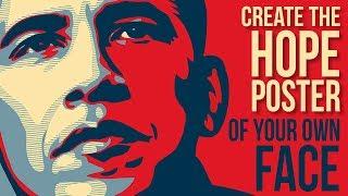 Photoshop: Create & Personalize Obama’s HOPE Poster Design