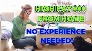 15 High-Paying Work-From-Home Jobs | No Experience Needed! | Salaries, Skills, Tips & Top Employers!