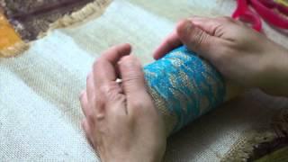 DIY Burlap Candle Tutorial - BurlapFabric.com