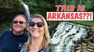 One of ARKANSAS' MUST-SEE places! | Devil's Den Trail & Waterfall | Devil's Den State Park Arkansas