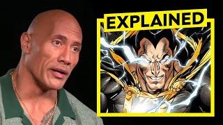 Black Adam's Comic Book Story And Powers EXPLAINED..