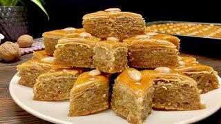 The most delicious AZERBAİJANİ BAKLAVA (English subtitles)