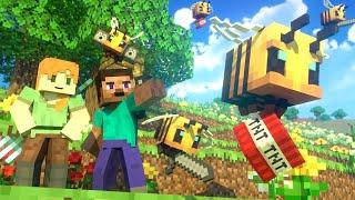 BEES FIGHT - Alex and Steve Life (Minecraft Animation)