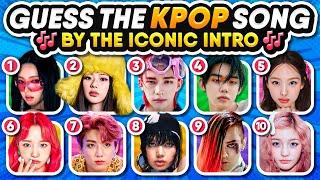 GUESS THE KPOP SONG  By The ICONIC INTRO  | KPOP QUIZ CHALLENGE