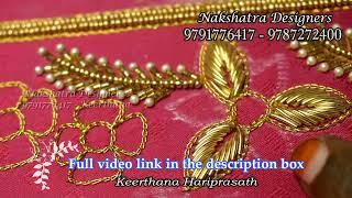 Aari Embroidery Online Classes | Easy Work Tricks | Nakshatra Designers