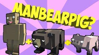 Hybrid Animals Creature Lab! MAKING MANBEARPIG (Let's Play Hybrid Animals Gameplay)