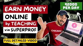 How to earn Money from Home by Teaching Online || via Superprof || The Roaming Freelancer